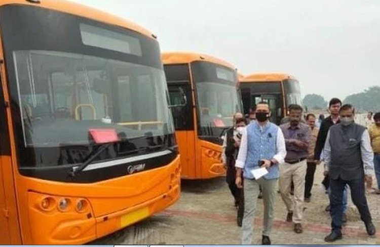 कानपुर में 11 दिसंबर से 2 रूटों पर एसी इलेक्ट्रिक बसों का संचालन शुरू, देखें कितना होगा किराया