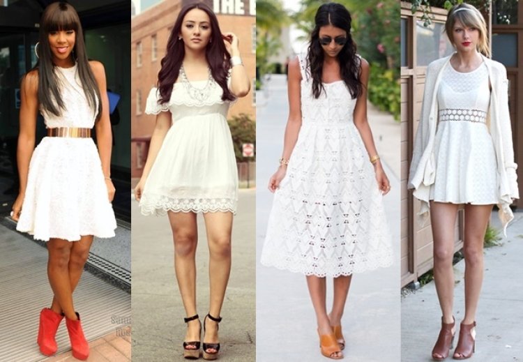 Clothing Tips: एक ही व्हाइट ड्रेस में ट्राय करें ये डिफरेंट लुक्स और दिखे फैशनेबल
