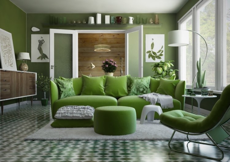 Interior Decoration : 2022 में फैशन से लेकर होम डेकोरेशन में रहेगा ग्रीन रंग का जलवा