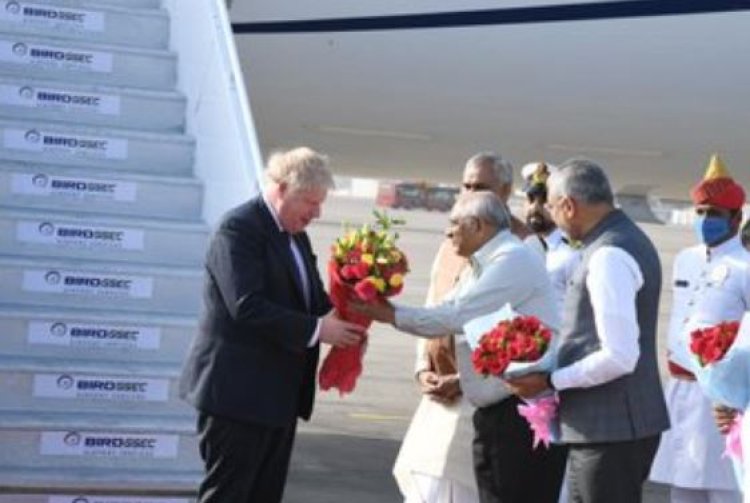 ब्रिटेन के प्रधानमंत्री बोरिस जॉनसन दो दिवसीय भारत दौरे पर पहुंचे, पढ़ें  पूरा दिन उनका क्या है कार्यक्रम   