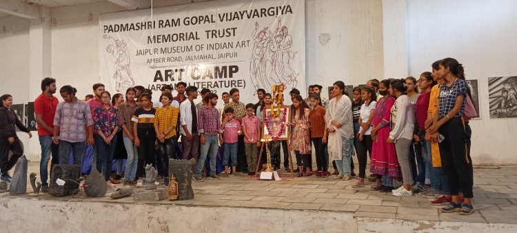 जयपुर में चार दिवसीय कला शिविर का किया जा रहा है आयोजन