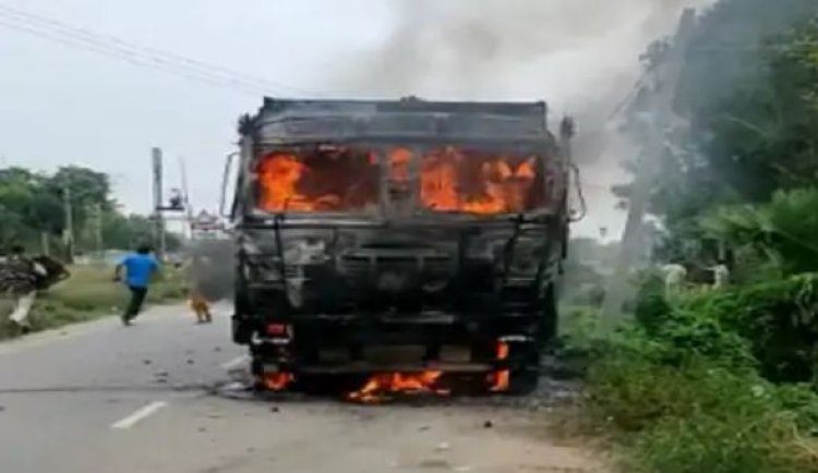 अग्निपथ : चौथे दिन भी उग्र प्रदर्शन, जहानाबाद में ट्रक फूंका, 15 जिलों में इंटरनेट बैन