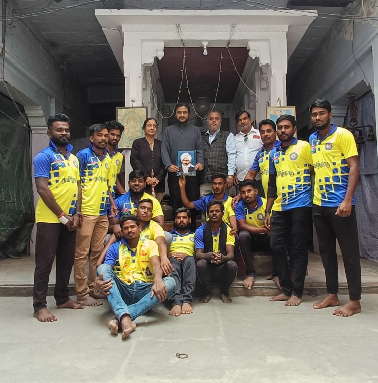 तमिलनाडु से काशी आए दिव्यांग क्रिकेट खिलाड़ियों की टीम हुई रवाना