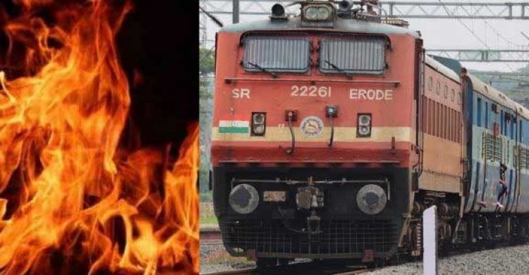 उपद्रियों ने पेट्रोल छिड़क कर चलती ट्रेन में आग लगा दी, 2 की मौत कई घायल
